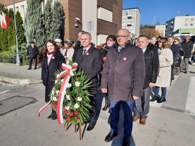 Narodowe Święto Niepodległości w Pińczowie. >>>Więcej zdjęć na kolejnych slajdach