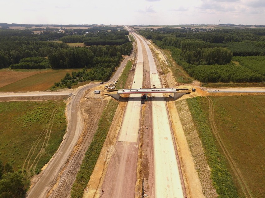 Budowa autostrady A1 w województwie śląskim (lipiec/sierpień...