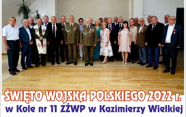 Uczestnicy tegorocznego Święta Wojska Polskiego spotkali się w restauracji Bajka w Kazimierzy Wielkiej.