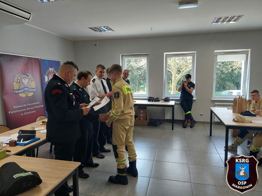  Powiatowe Eliminacje Ogólnopolskiego Turnieju Wiedzy Pożarniczej w  Margoninie