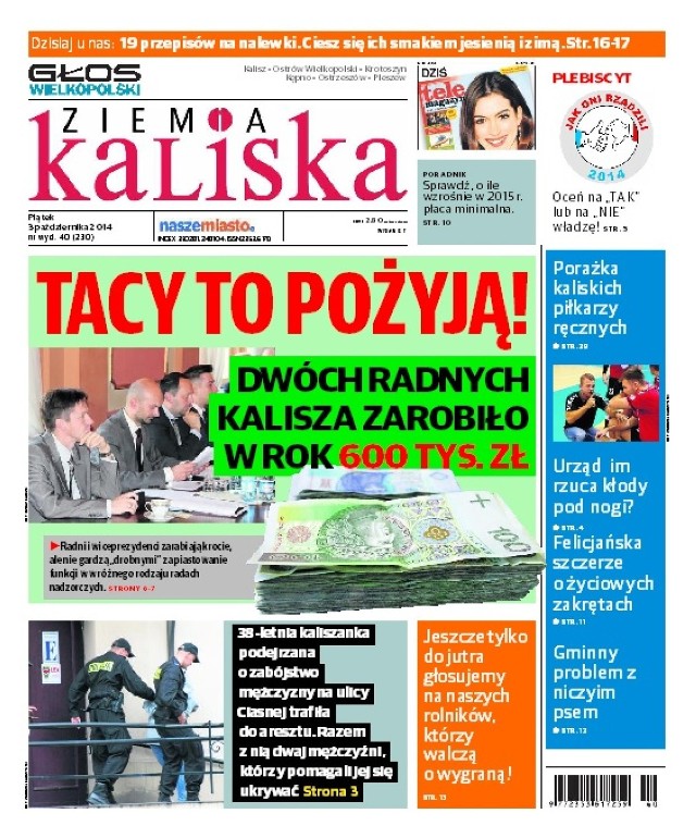 Okładka najnowszego wydania Ziemi Kaliskiej