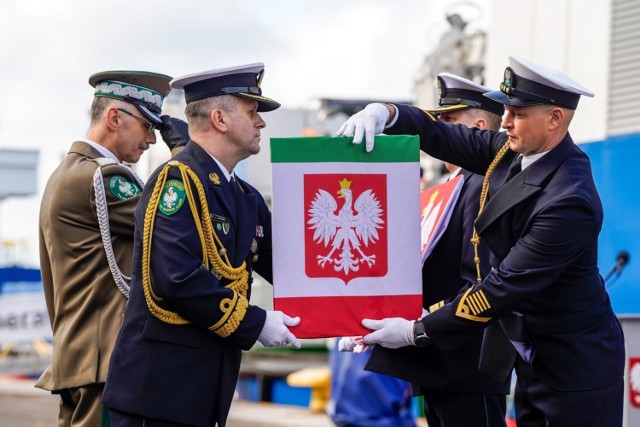 Morski Oddział Straży Granicznej ochrzcił nowy patrolowiec. Jednostka otrzymała imię Generała Józefa Hallera