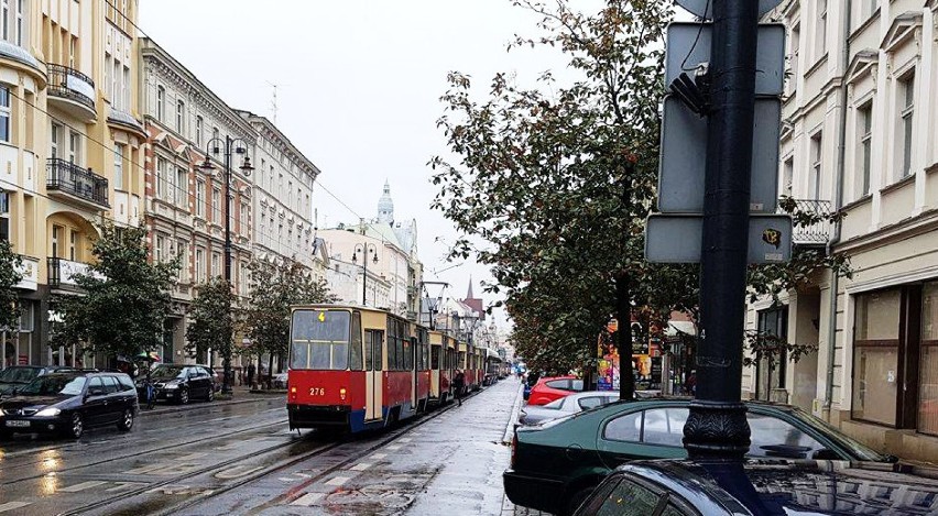 Po zderzeniu na Gdańskiej został wstrzymany ruch tramwajowy....