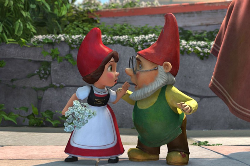 Kadr z filmu Gnomeo i Julia