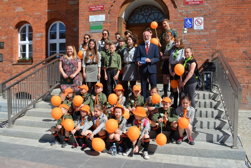 Delegacja z Bergen op Zoom ze szczecineckimi zuchami