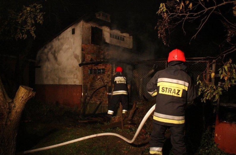 Opole: Pożar altanki na ulicy Luboszyckiej