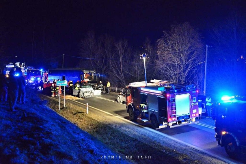 Zakopianka. Tragiczny wypadek między Myślenicami a Rabką Zdrój