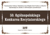 Eliminacje powiatowe do 59. Ogólnopolskiego Konkursu Recytatorskiego