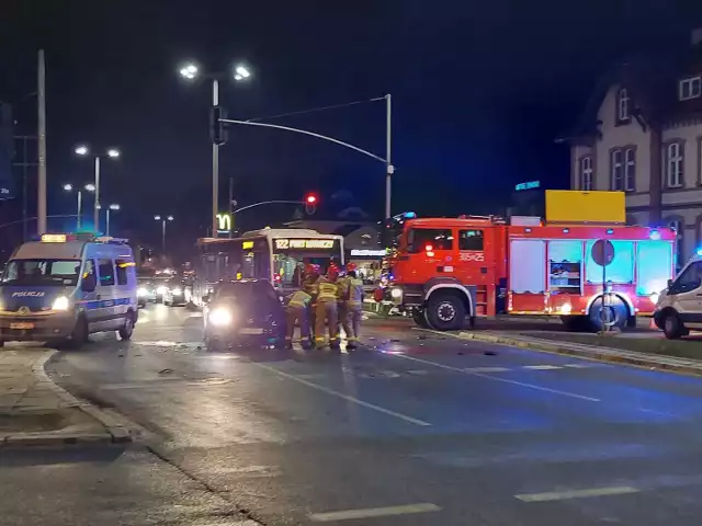 Gdańsk. Wypadek w Oliwie. Spore utrudnienia w ruchu drogowym