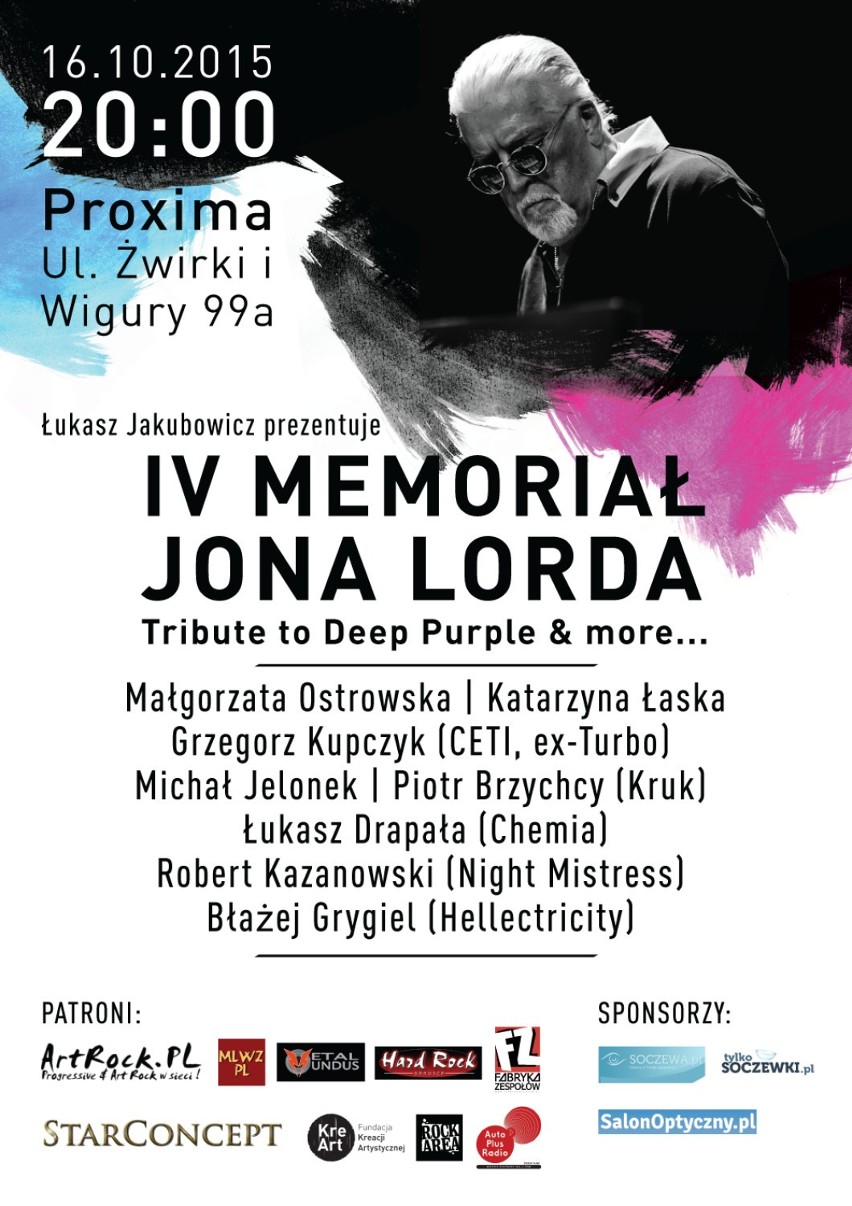 IV Memoriał Johna Lorda w Warszawie. Uczczą klawiszowca Deep...