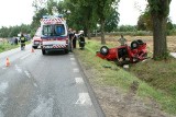 Wypadek w Kwiatkowicach. Sprawca był pijany [zdjęcia]