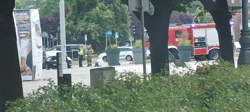 Wypadek w centrum Szczecina. Nie ma już utrudnień