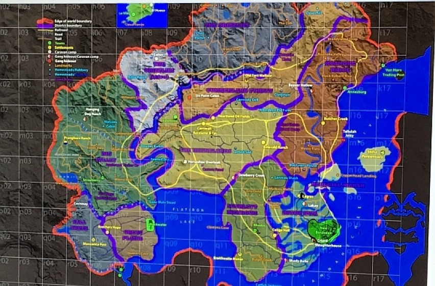 Red Dead Redemption 2 - oto mapa i pierwsze szczegóły na temat gry!