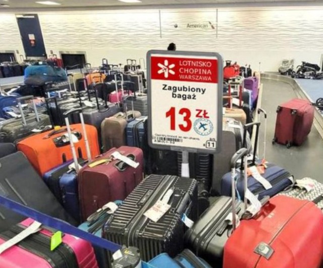 Oszuści oferują walizki z bagażem "za jedyne 13 zł"