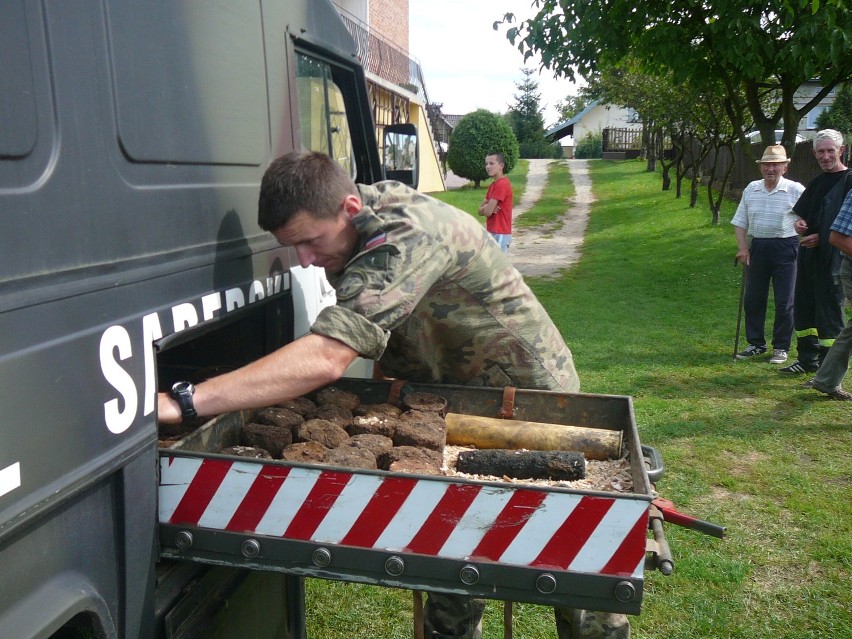 Granaty zostaną zabezpieczone przez patrol rozminowania z...