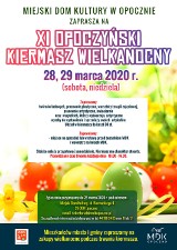Miejski Dom Kultury zaprasza XI Opoczyński Kiermasz Wielkanocny. Kiedy warto wybrać się na zakupy?