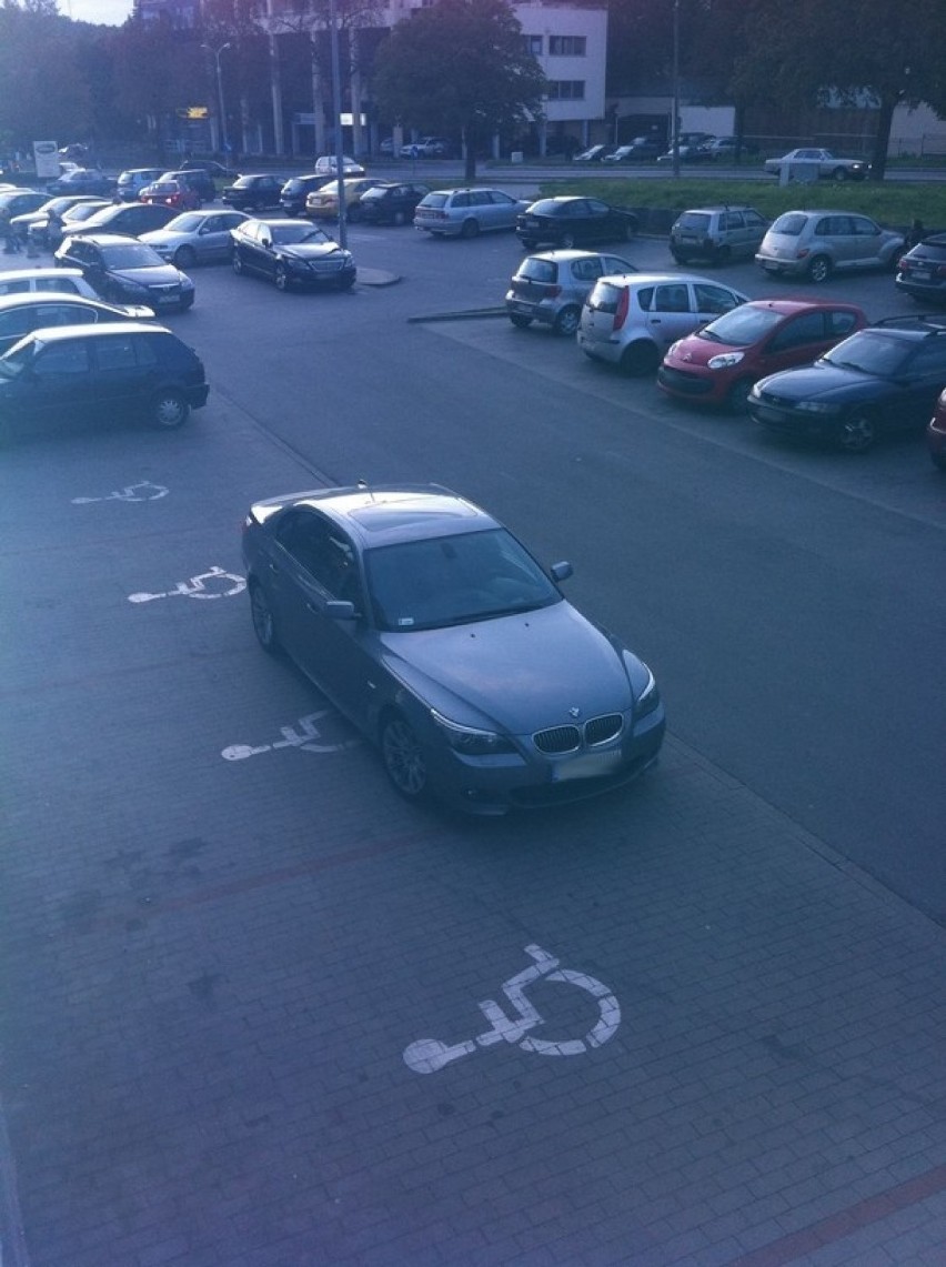Najgorzej zaparkowane samochody