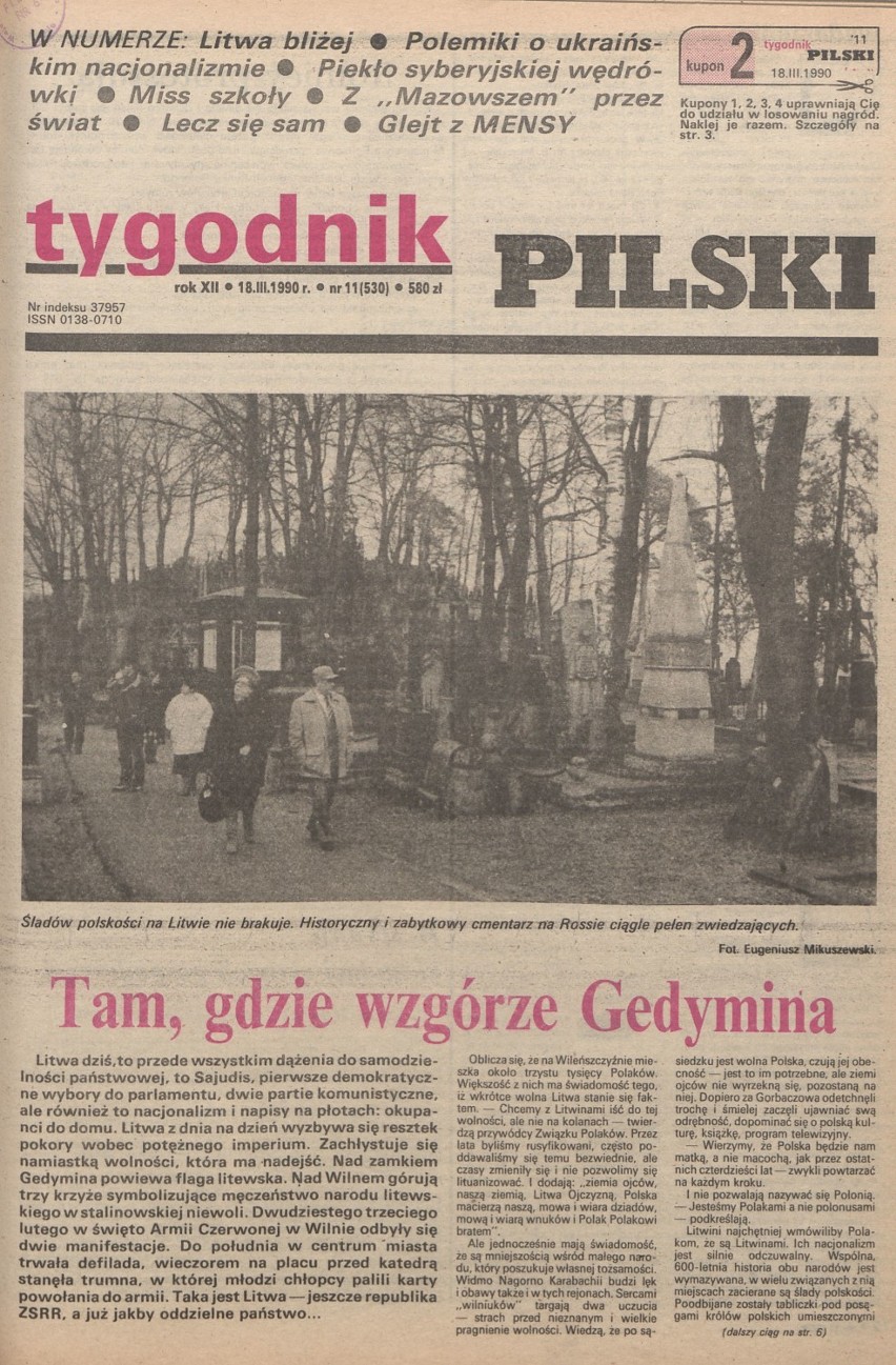 Wiek pary dobiegł końca. Gwda zawsze groźna. Ropa na działkach. Tygodnik w 1990 roku