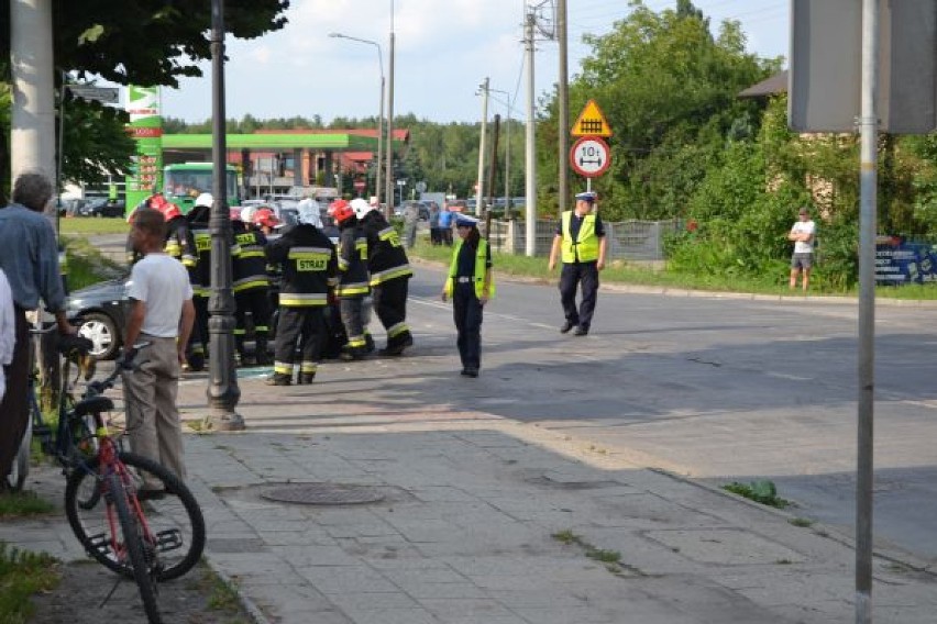 Wypadek na Hołdunowskiej w Lędzinach