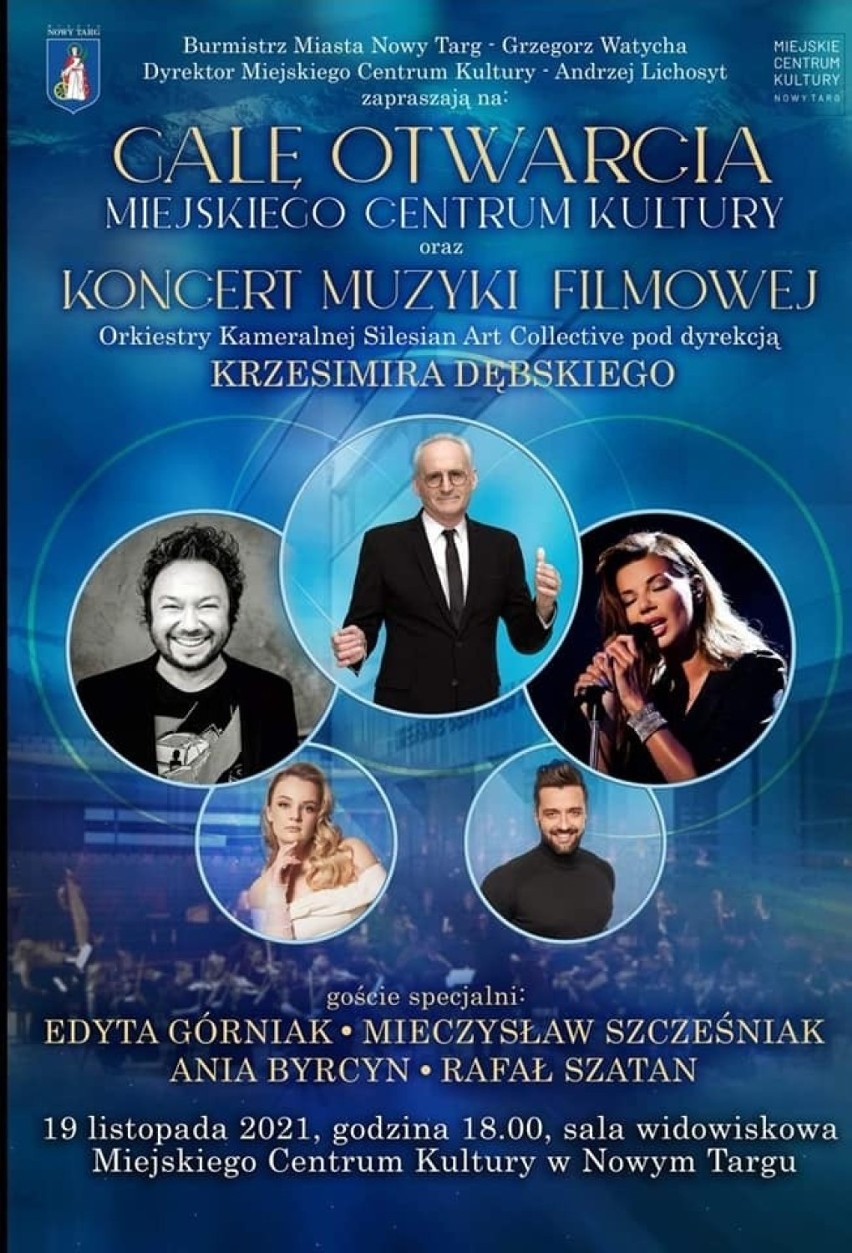 Nowy Targ. Trzy dni koncertów na otwarcie zmodernizowanego Miejskiego Centrum Kultury 