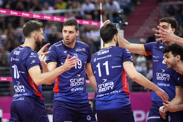 Po wejściu na boisko Dmytro Pashyytskiego (nr 19), ZAKSA zaczęła zdecydowanie lepiej funkcjonować w bloku.