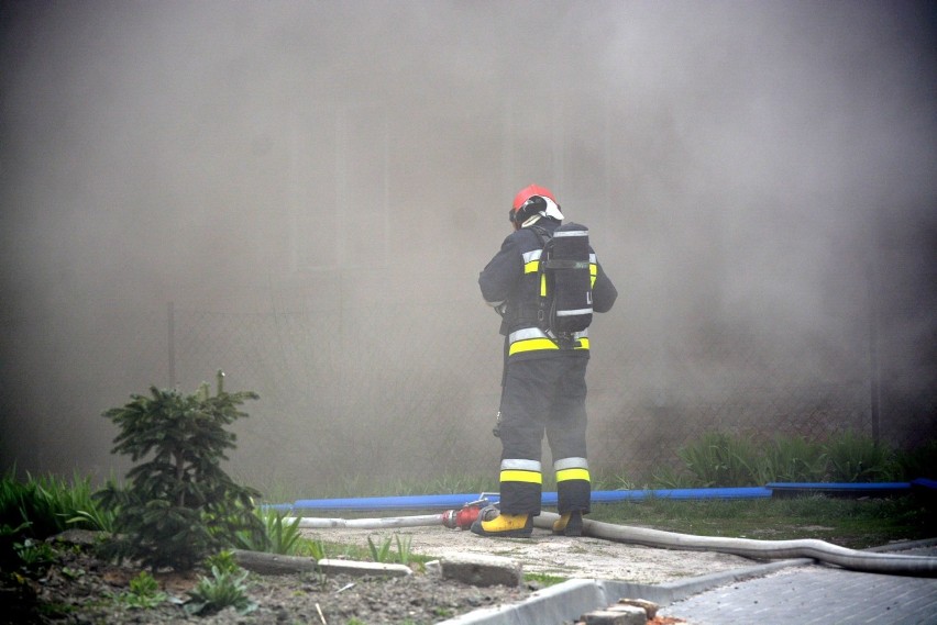 Pożar kamienicy przy ul. Lubartowskiej