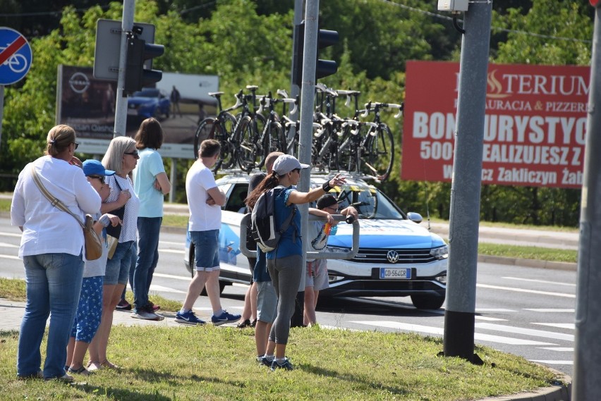 Tour de Pologne na ulicy Koszyckiej w Tarnowie. 12.08.2021