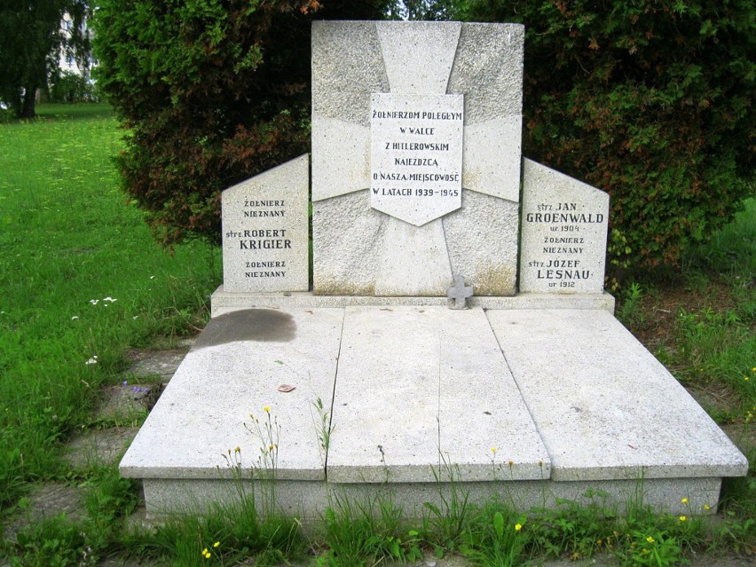 Pomnik  \"Żołnierzom Poległym w Walce z Hitlerowskim...