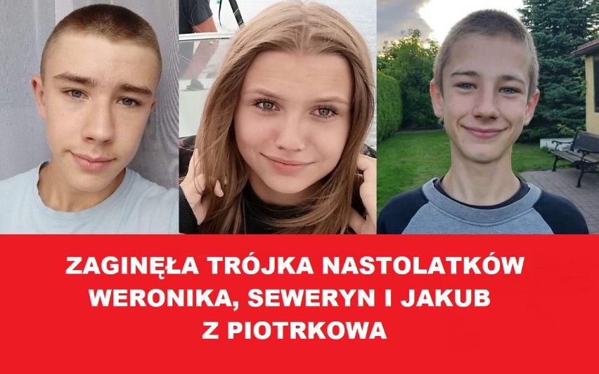 Zaginęło troje nastolatków z Piotrkowa. Gdzie są Weronika,...