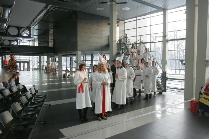 Sosnowiec: Studenci UŚ obchodzili dzień św. Łucji [ZDJĘCIA]