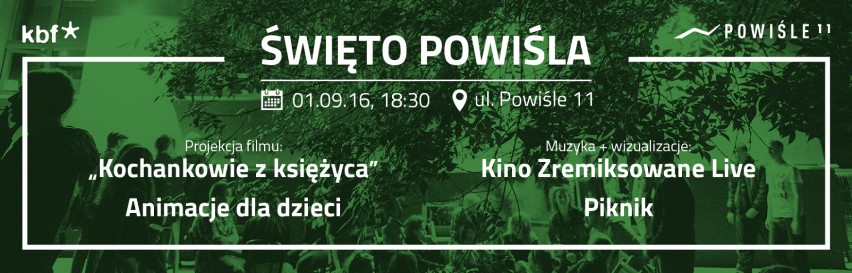 CZWARTEK, 1 WRZEŚNIA 2016, 18:00-22:30
InfoKraków Powiśle...