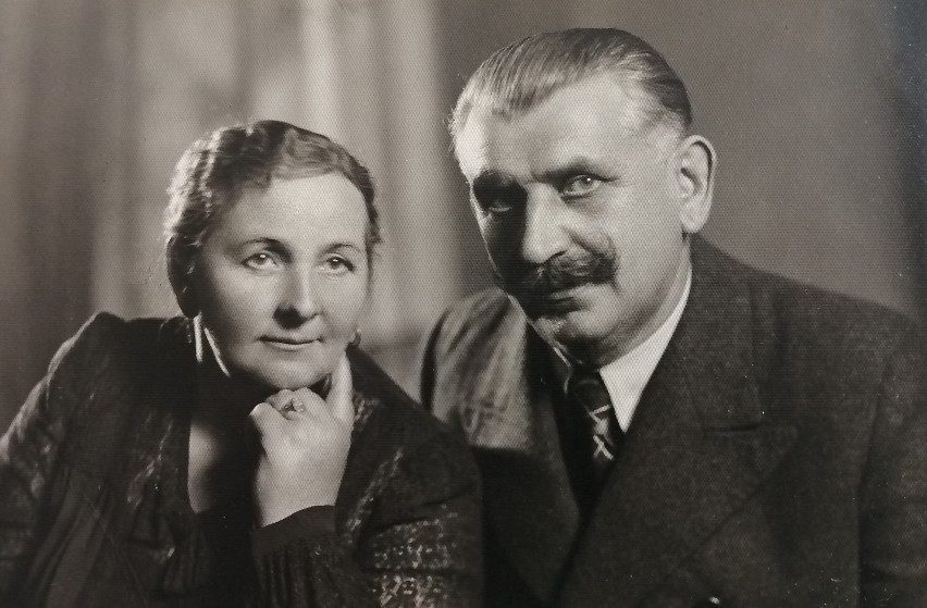 Stanisław Świderski (1888-1960) z żoną Anną Orlicką...