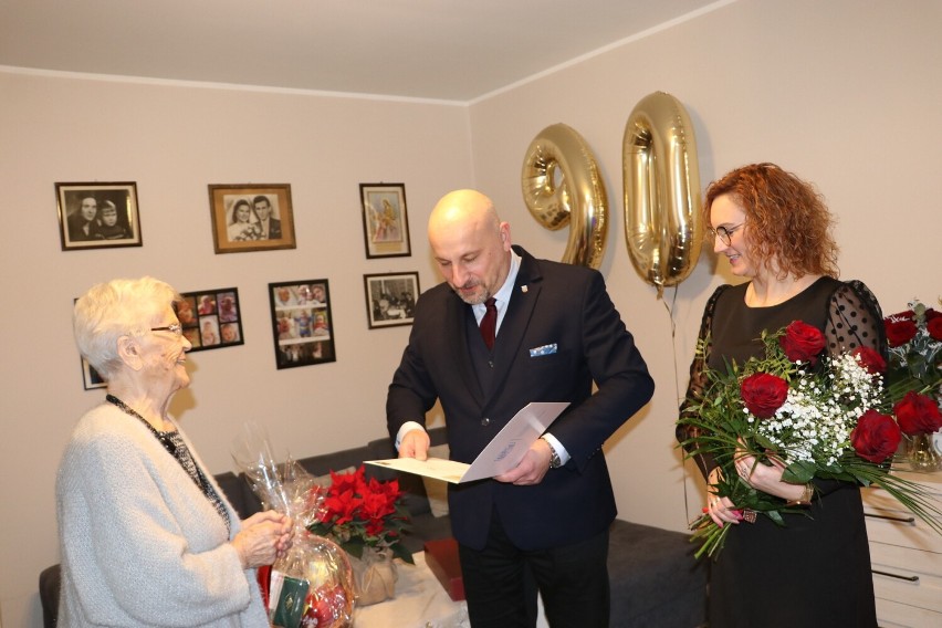 Pani Genowefa Szymkowiak świętowała jubileusz 90. urodzin