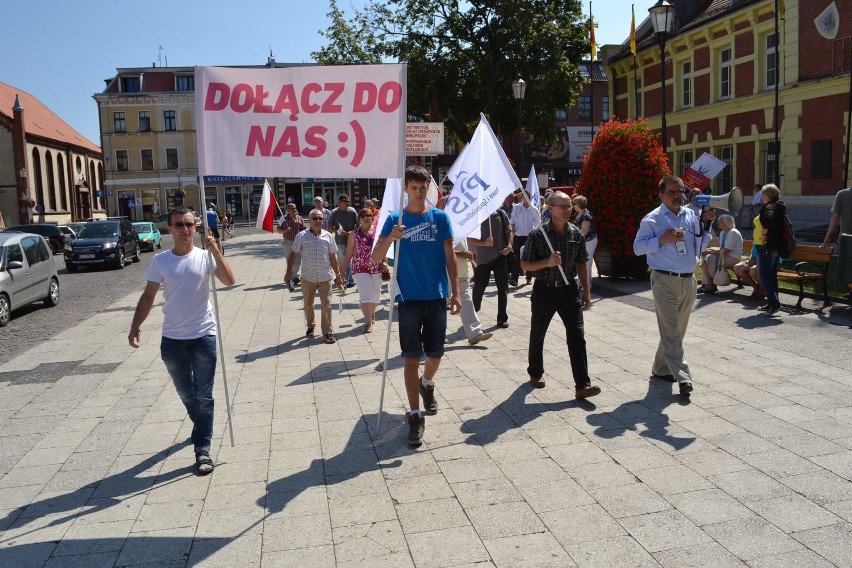PiS w Starogardzie Gdańskim: Demonstracja antyrządowa FOTO