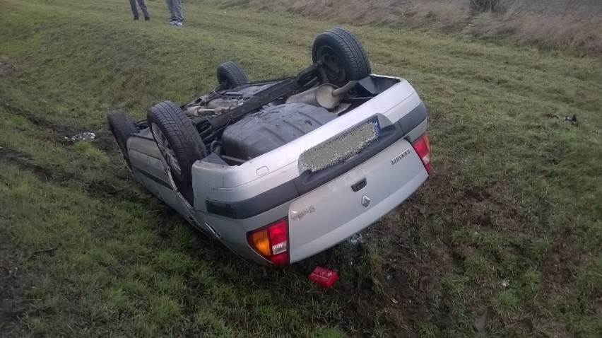 Wypadek w Młodasku miał miejsce w poniedziałek rano