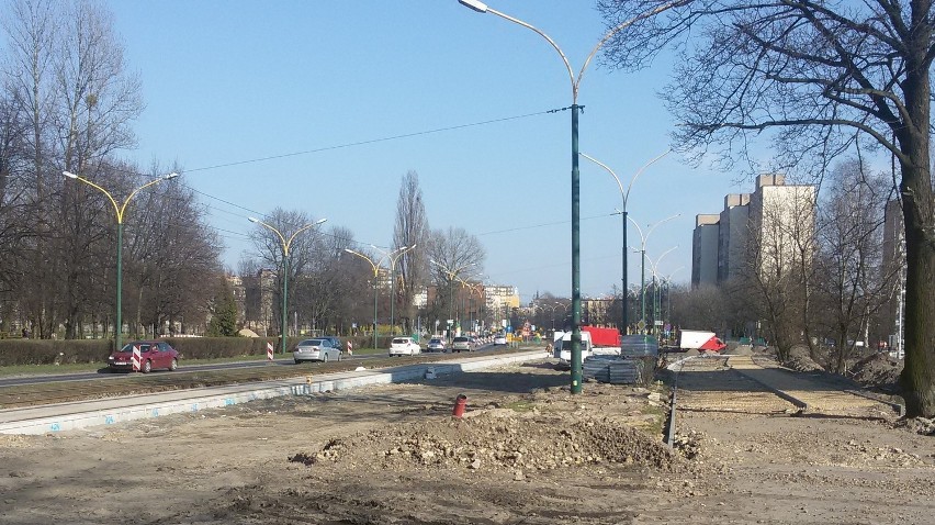 Sosnowiec: trwa budowa ronda na Starym Sosnowcu [ZDJĘCIA]