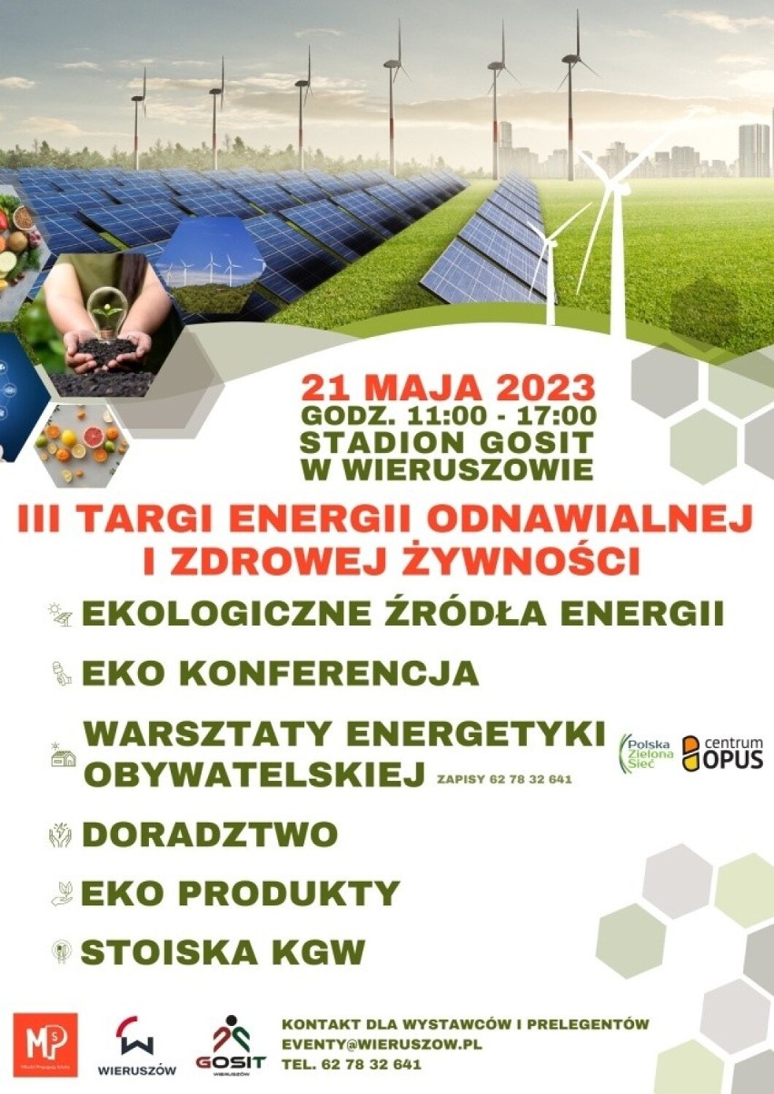 Targi energii odnawialnej i zdrowej żywności 2023 w Wieruszowie. Trwa nabór uczestników