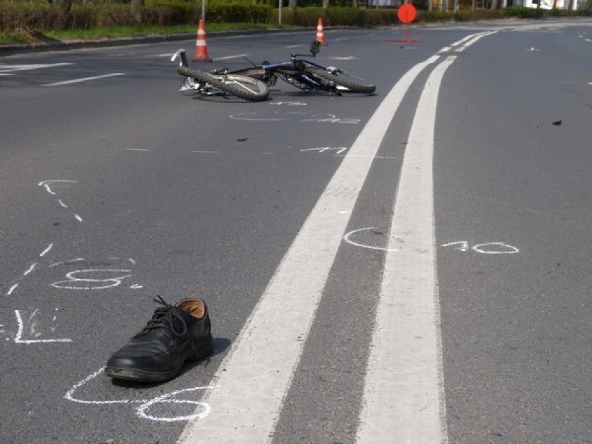 Wypadek na ulicy Fabrycznej miał miejsce dziś (7 kwietnia)...