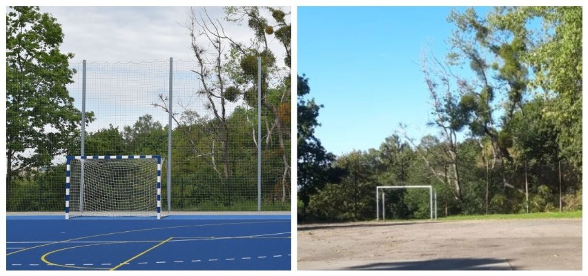 Metamorfoza zaniedbanych, dzielnicowych boisk przy szkołach na Kamiennej Górze i w Małym Kacku