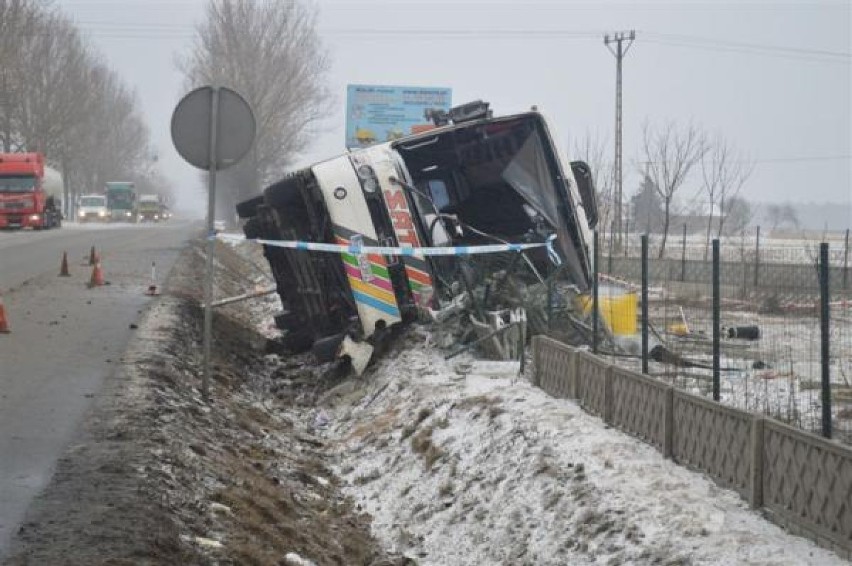 wypadek autokaru włocławek