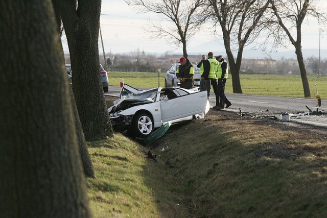 Śmiertelny wypadek pod Jaworem