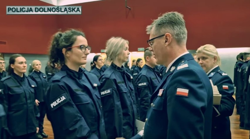 Nowi policjanci na Dolnym Śląsku, zobaczcie zdjęcia