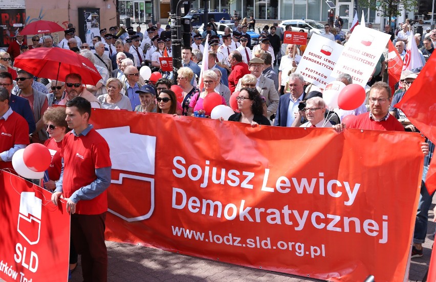 1 Maja w Łodzi. Manifestacja, pochód i piknik [ZDJĘCIA, WIDEO]