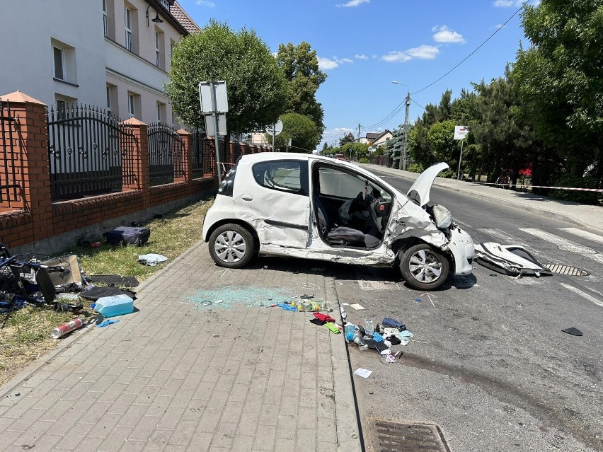 Policjanci wstępnie ustalili, że 65-latka jadąc citroenem...