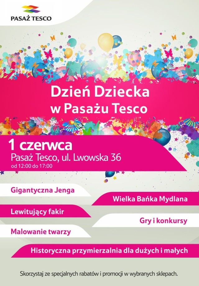 Dzień Dziecka w Pasażu Tesco w Przemyślu