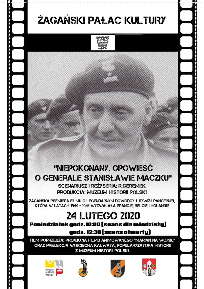 Film o generale Maczku już jutro w Żagańskim Pałacu Kultury