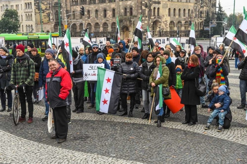 Stop ludobójstwu w Syrii! - manifestacja na placu...