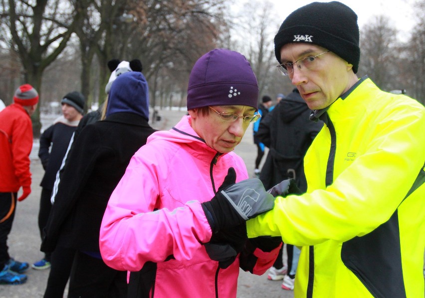 Parkrun Łódź. Bieg w parku Poniatowskiego - 13 grudnia 2014