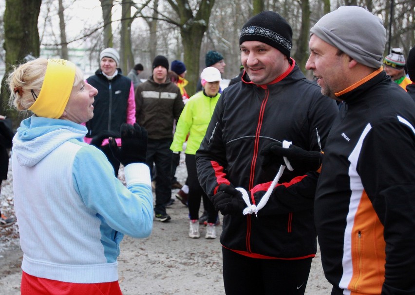 Parkrun Łódź. Bieg w parku Poniatowskiego - 13 grudnia 2014