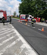 Tragiczny wypadek w Kruszowie w gminie Tuszyn. Nie żyje rowerzysta 